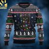 Black Cat Christmas Pattern Ugly Christmas Sweater