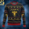 Black Cat Fluffmas Ugly Christmas Holiday Sweater