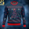 Don Julio Tequila Blue Ugly Christmas Wool Knitted Sweater