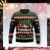 Firefighter Xmas Jumper Holiday Pullover Retro 3D Printed Ugly Christmas Sweater