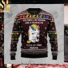 Funny Unicorn Sometimes When I Close My Eyes Christmas Ugly Wool Knitted Sweater