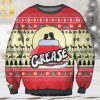 Golden Retriever Woofmas Christmas Ugly Xmas Wool Knitted Sweater