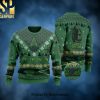 Green Bay Packers NFL American Football Team Logo Cute Winnie The Pooh Bear Christmas Wool Knitted 3D Sweater
