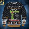 Grinch Drunk Beer Amazing Gift Ugly Christmas Wool Knitted Sweater