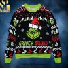 Grinch Patronus Christmas Wool Knitted 3D Sweater