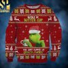 GrinchAndDog Merry Xmas Funny Gift Ugly Xmas Wool Knitted Sweater