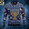 Happy Christmas Ron Hermione And Harry Potter Ugly Christmas Wool Knitted Sweater