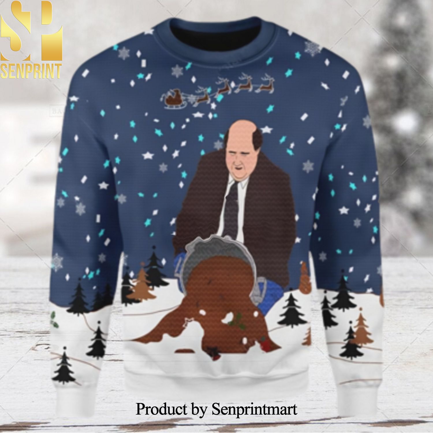 Kevin s Famous Chili Christmas Ugly Christmas Holiday Sweater