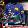 Light Lantern Christmas Wool Knitted 3D Sweater