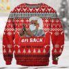 Lovely Pig Ugly Xmas Wool Knitted Sweater