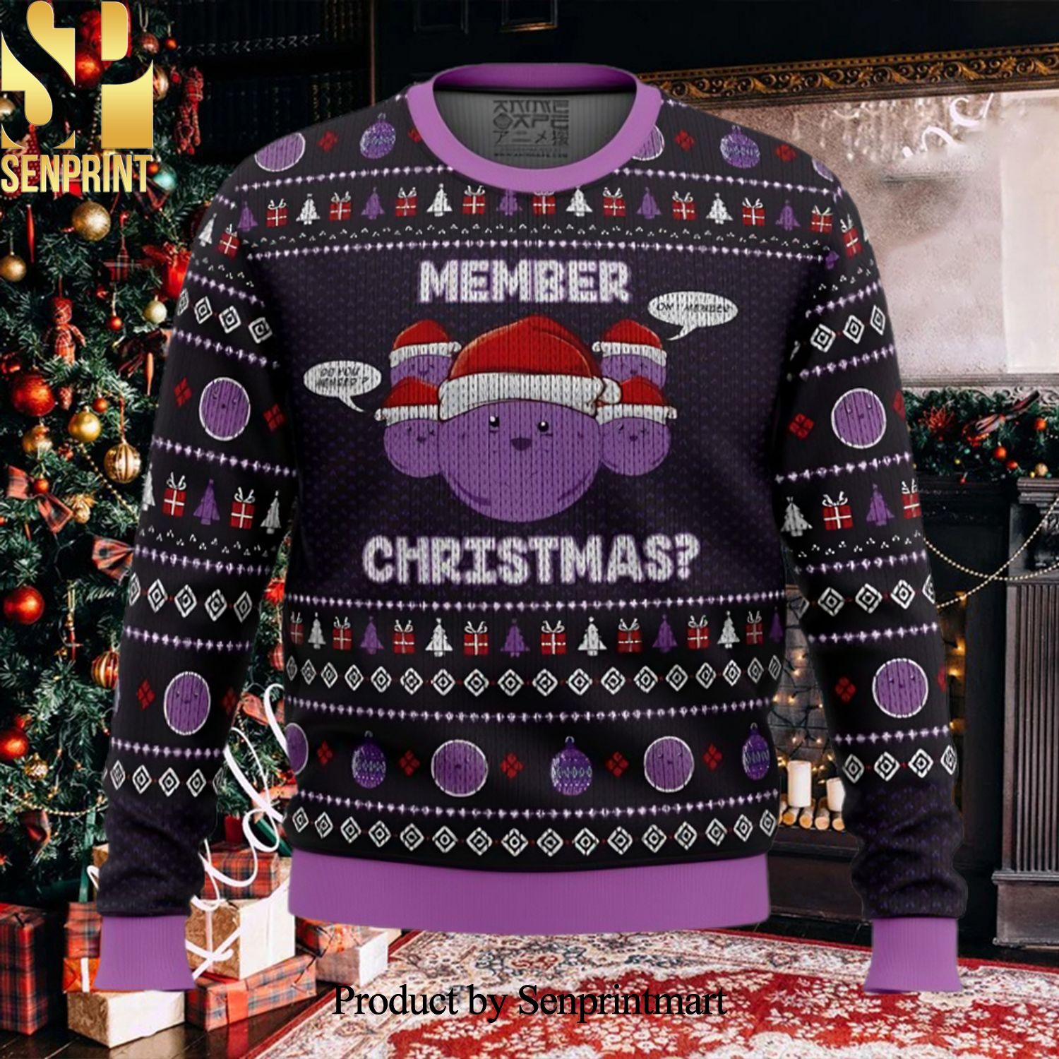 Member Berries South Park For Unisex Christmas Ugly Wool Knitted Sweater