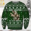 Miami Dolphins American NFL Football Team Logo Cute Grinch Christmas Ugly Wool Knitted Sweater