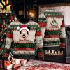Minnesota Twins Snoopy Christmas Light Woodstock Snoopy Ugly Xmas Wool Knitted Sweater