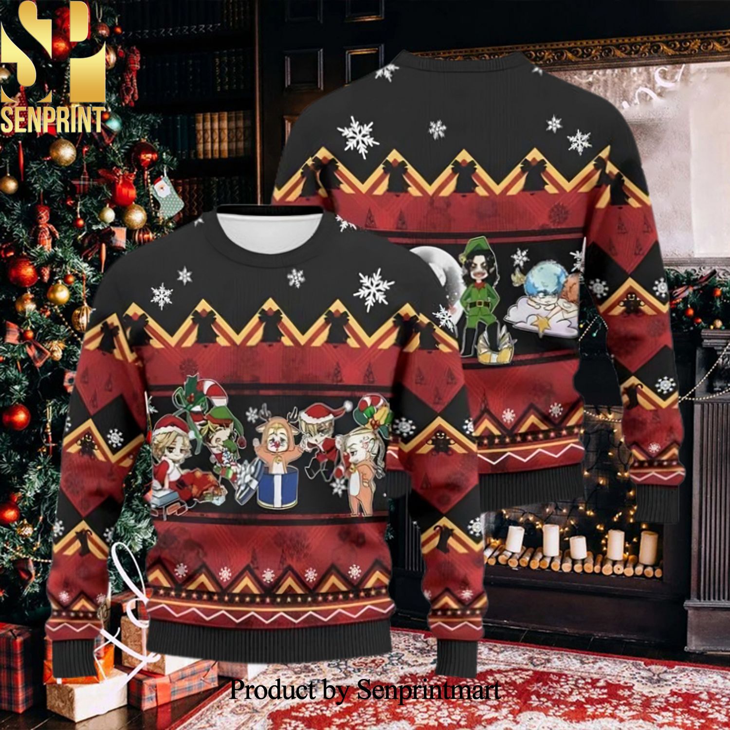 Chibi Revengers Christmas Ugly Christmas Sweater