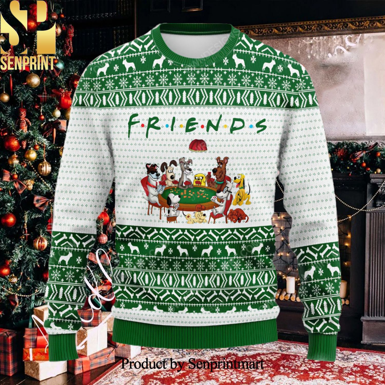 Christmas Friends Tv Show Ugly Christmas Sweater