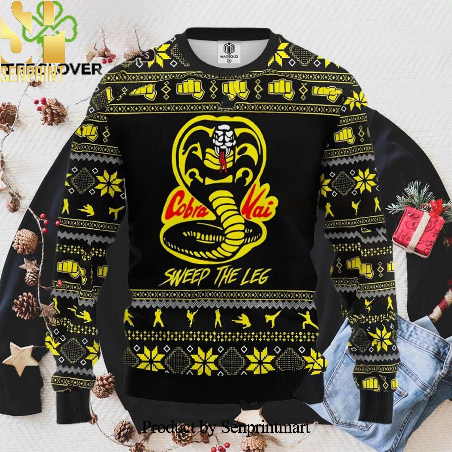 Cobra Kai Ugly Christmas Sweater