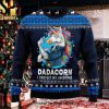 Dabbing Reindeer Ugly T Shirt Christmas Gift Ugly Christmas Wool Knitted Sweater