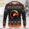 Mountain Dew Reindeer Christmas Wool Knitted 3D Sweater