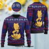 New Orleans Saints NFL American Football Team Logo Cute Winnie The Pooh Bear Ugly Christmas Wool Knitted Sweater