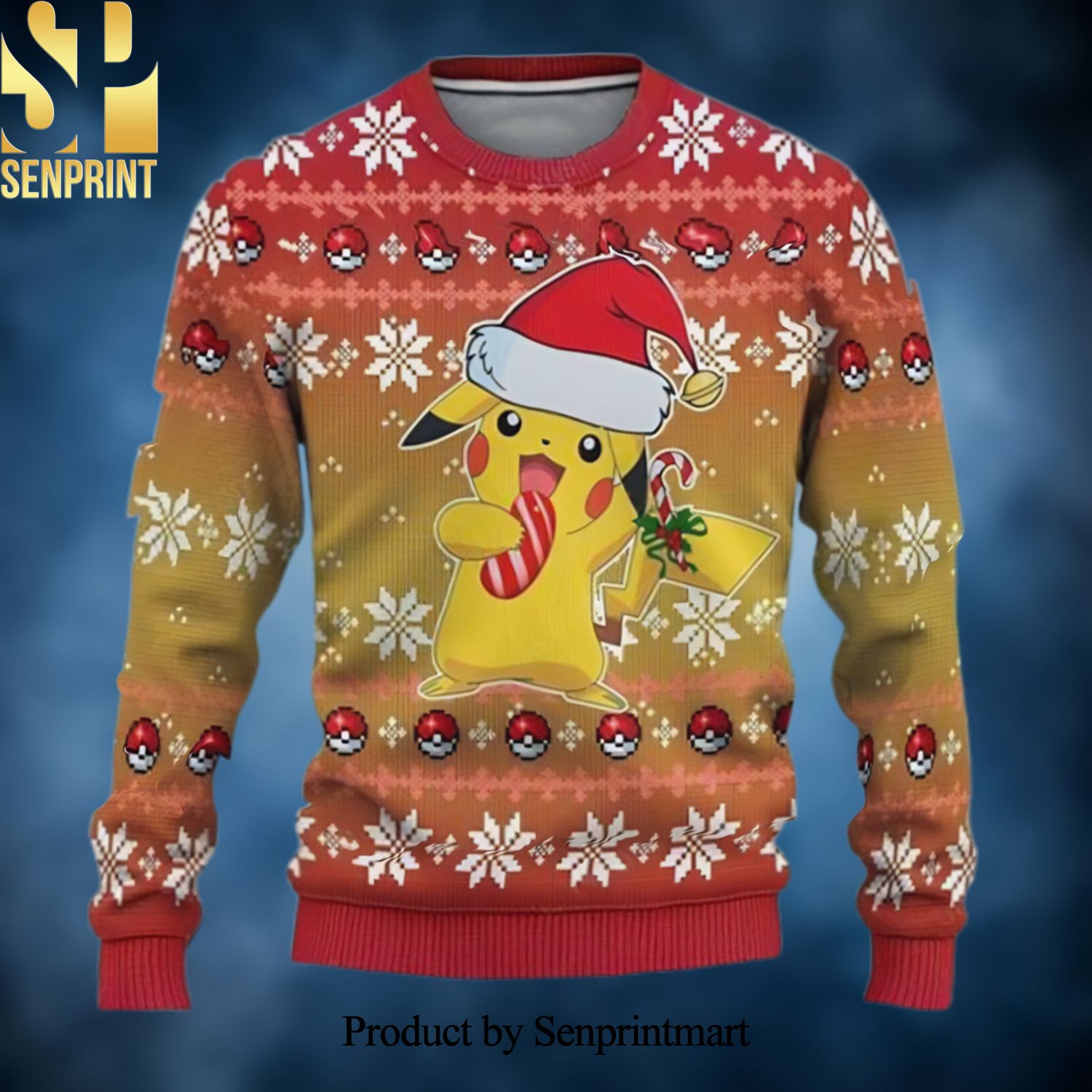 Pokemon Pikachu Bests Gift For Christmas Ugly Christmas Holiday Sweater