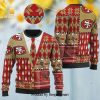 San Francisco 49ers NFL American Football Team Logo Cute Winnie The Pooh Bear 3D Printed Ugly Christmas Sweater