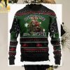 Santa Basketball Ugly Christmas Holiday Sweater