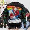 Santa Born To Ride Ugly Christmas Sweater