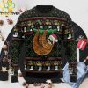 Sloth Mode Activated Xmas Christmas Ugly Wool Knitted Sweater