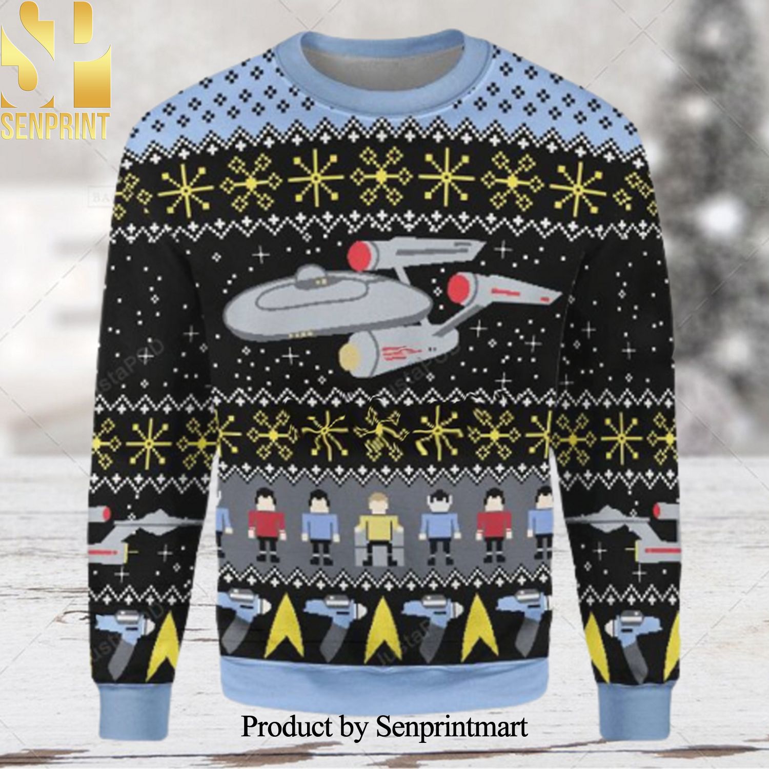 Star Trek TV Series Ugly Christmas Sweater