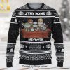 Stay Home And Watch Star Wars Ugly Xmas Wool Knitted Sweater