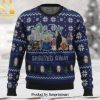 Sub Zero Mortal Kombat Ugly Xmas Wool Knitted Sweater