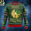 Super Smash Bros Ugly Xmas Wool Knitted Sweater