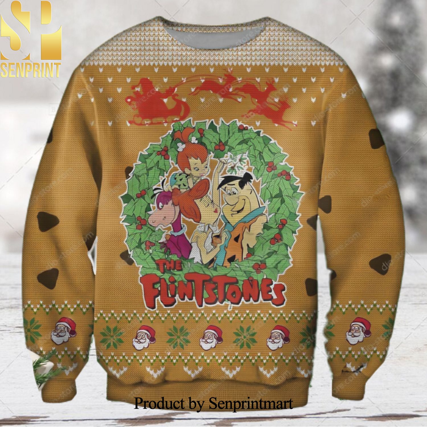 The Flintstones Ugly Christmas Sweater