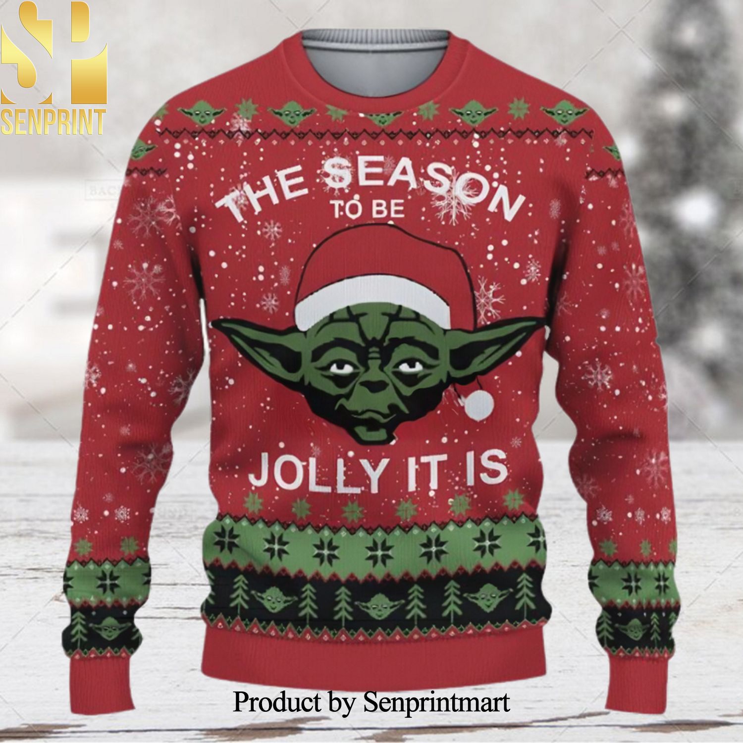 The Mandalorian Starwars The Season To Be Jolly It Is Ugly Christmas Sweater