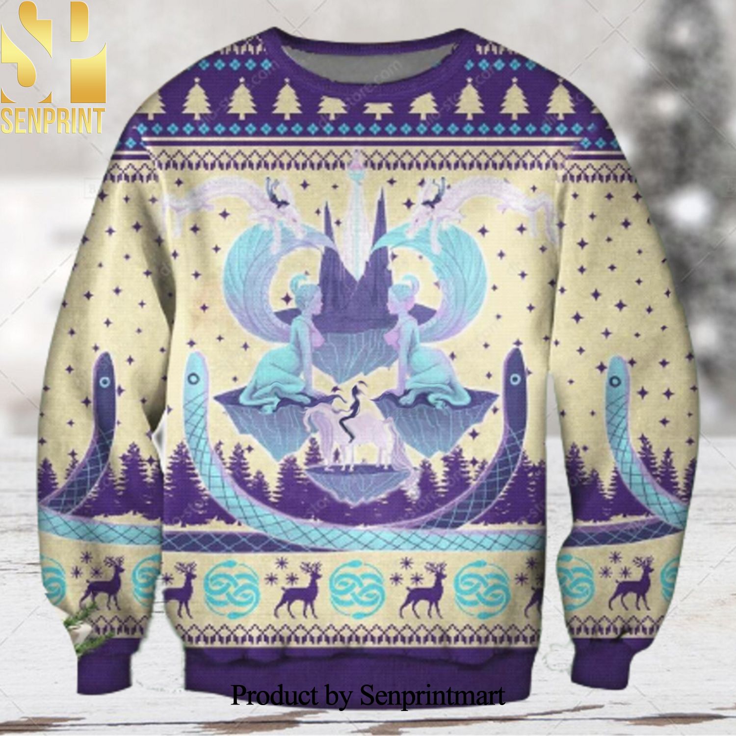 The Neverending Story Christmas Ugly Wool Knitted Sweater