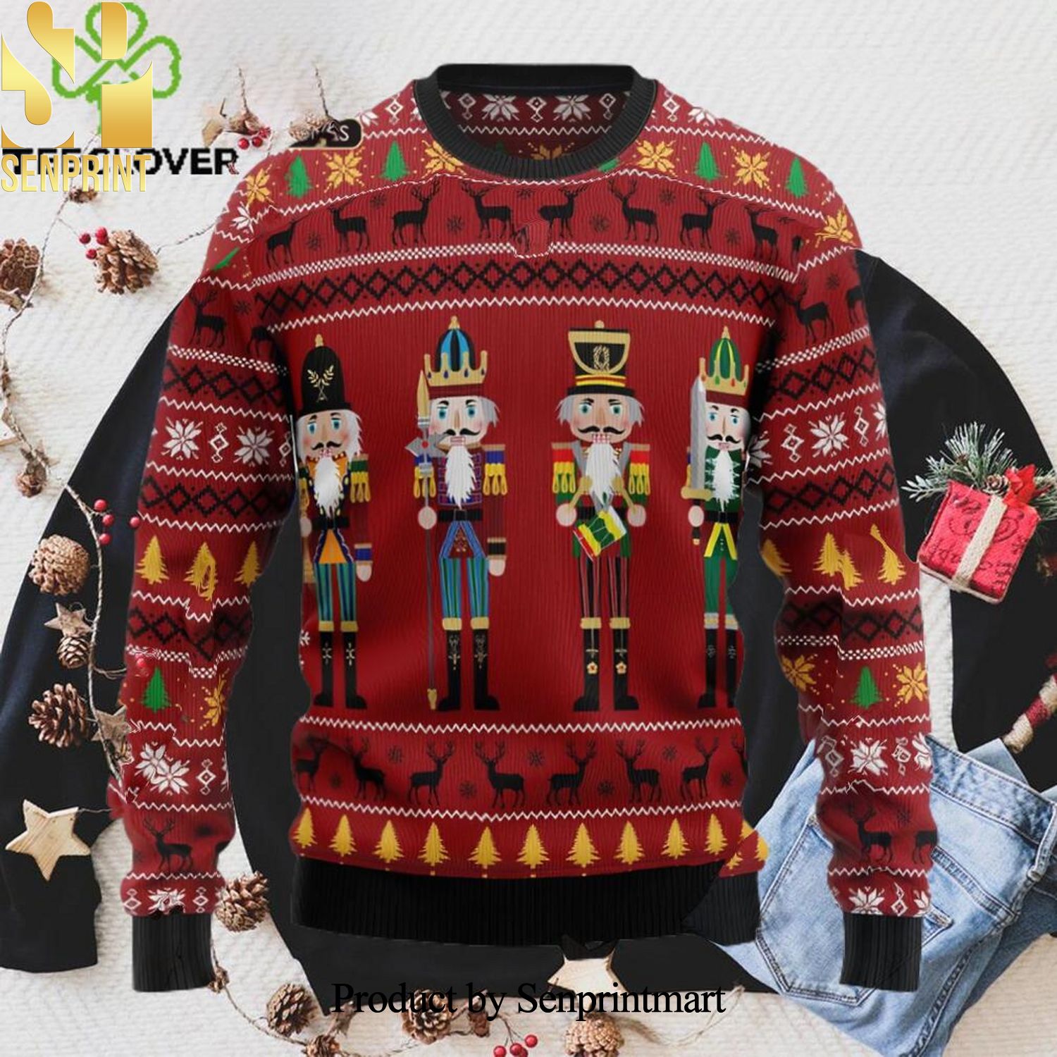 The Nutcracker Xmas Ugly Christmas Holiday Sweater