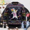 Unicorn Dont Stop Believing Xmas Ugly Christmas Wool Knitted Sweater