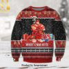 Vegeta Its Over 9000 Christmas Ugly Wool Knitted Sweater