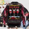 White Christmas Akatsuki Ugly Xmas Wool Knitted Sweater