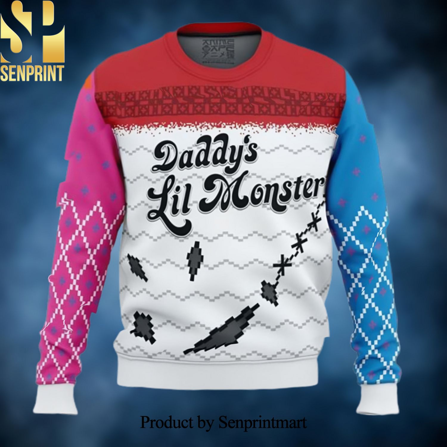 Xmas Harley Quinn Suicide Squad Ugly Christmas Sweater