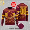 Brisbane Lions 3D Printed Ugly Christmas Sweater