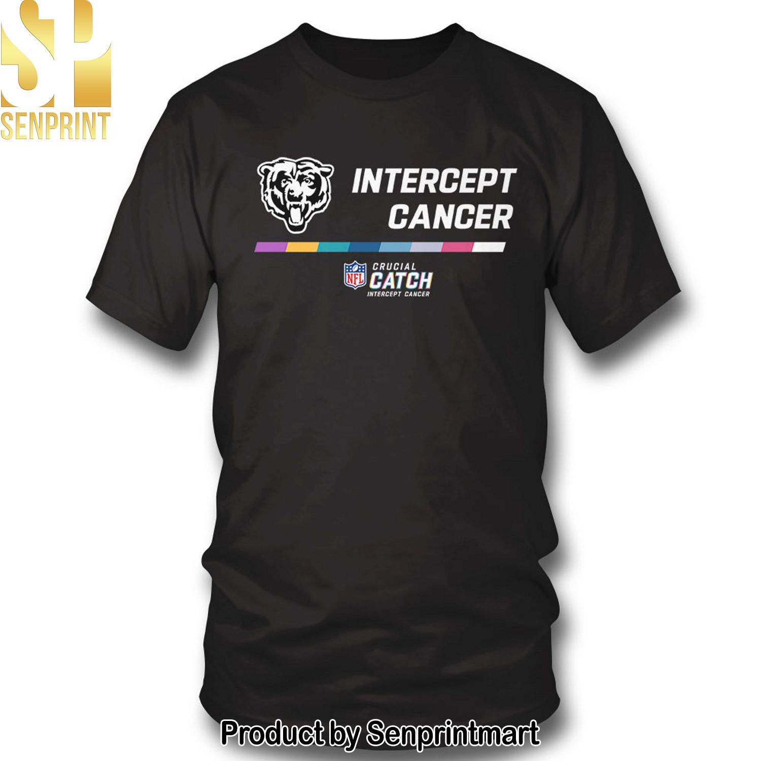 Chicago Bears Crucial Catch Intercept cancer 2023 shirt, hoodie, sweater,  long sleeve and tank top