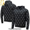 WNBA The Wild Collective Black Acid Tonal Logowoman Full Printing Hoodie