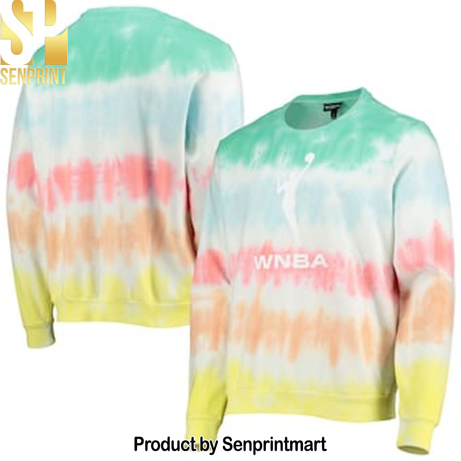 WNBA The Wild Collective Pride Tie-Dye Full Printing Sweatshirt