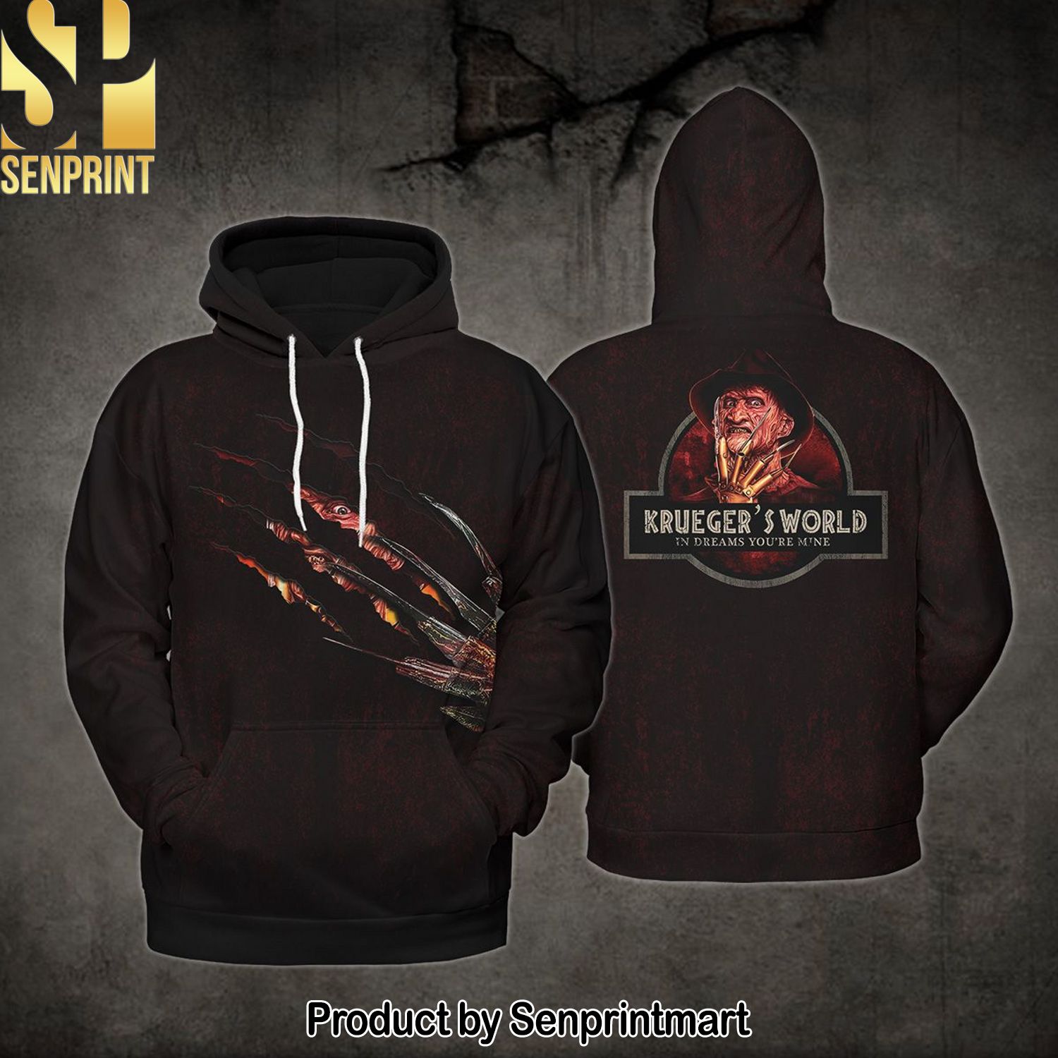 In Dreams You Are Mine Halloween Freddy Krueger Hoodie