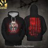 Jason Voorhees Bloody American Flag 3D Hoodies and Sweatpants