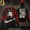 Michael Myers Bloody Polynesian Halloween Hoodie