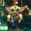 Christmas Gifts Baby Yoda Hug Blue Moon Belgian White For Beer Lovers Star Wars Ornament