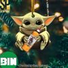 Christmas Gifts Baby Yoda Hug Busch Latte For Beer Lovers Star Wars Ornament