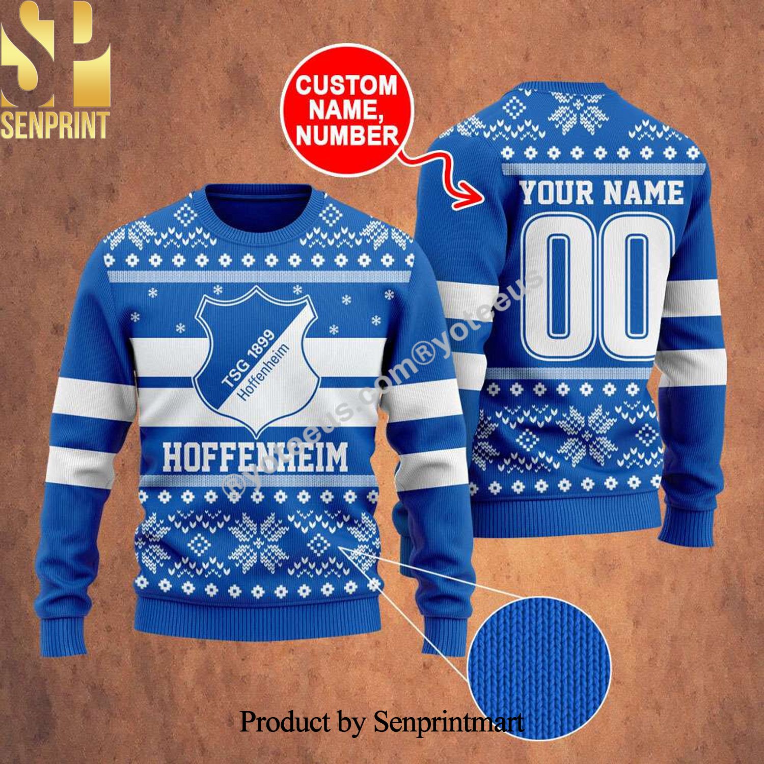 Hoffenheim Ugly Christmas Sweater